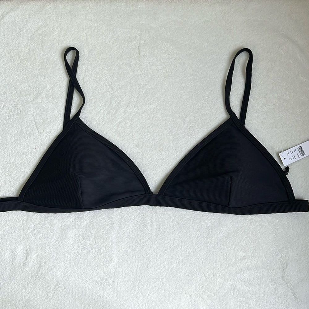 J.Crew Women’s Plus Size Ribbed Triangle Bikini Top Size 3X